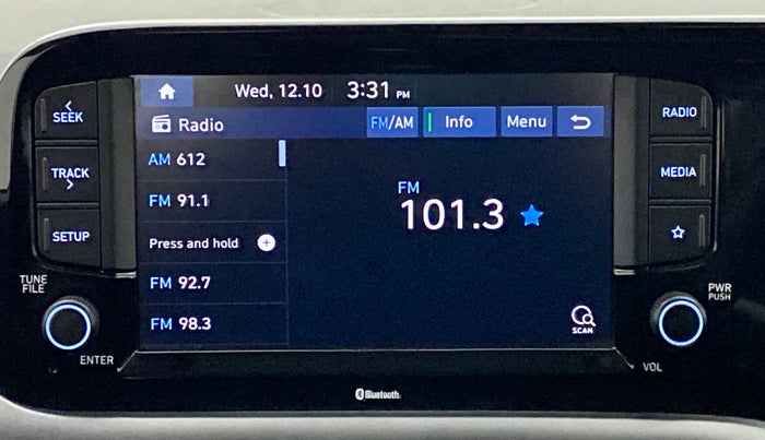 2020 Hyundai GRAND I10 NIOS SPORTZ MT DUAL TONE, Petrol, Manual, 13,749 km, Infotainment System
