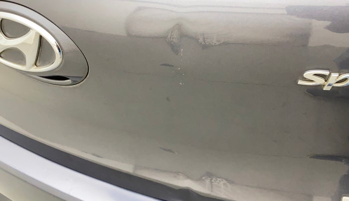 2015 Hyundai Grand i10 SPORTZ 1.2 KAPPA VTVT, Petrol, Manual, 61,268 km, Dicky (Boot door) - Slightly dented