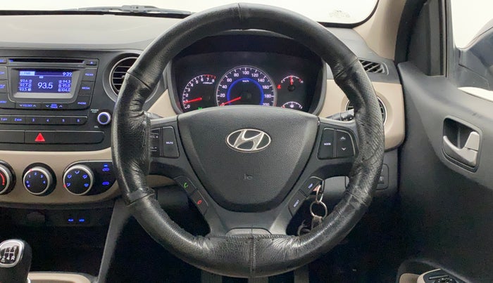 2015 Hyundai Grand i10 SPORTZ 1.2 KAPPA VTVT, Petrol, Manual, 61,268 km, Steering Wheel Close Up