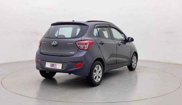 2015 Hyundai Grand i10 SPORTZ 1.2 KAPPA VTVT, Petrol, Manual, 61,268 km, Right Back Diagonal