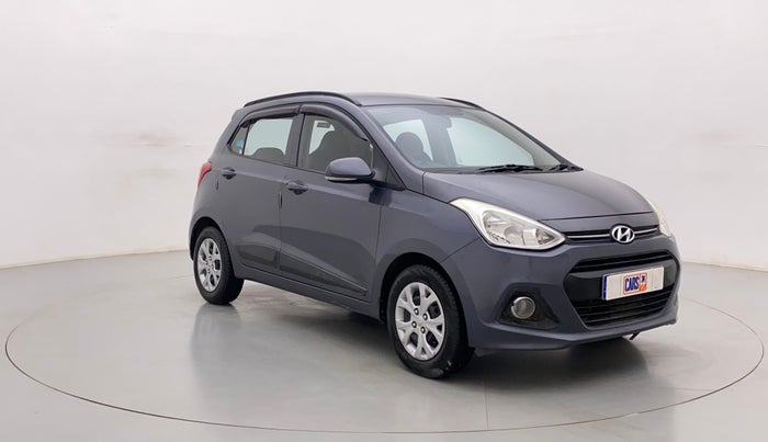 2015 Hyundai Grand i10 SPORTZ 1.2 KAPPA VTVT, Petrol, Manual, 61,268 km, Right Front Diagonal