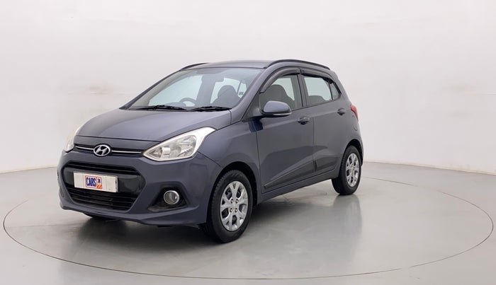 2015 Hyundai Grand i10 SPORTZ 1.2 KAPPA VTVT, Petrol, Manual, 61,268 km, Left Front Diagonal
