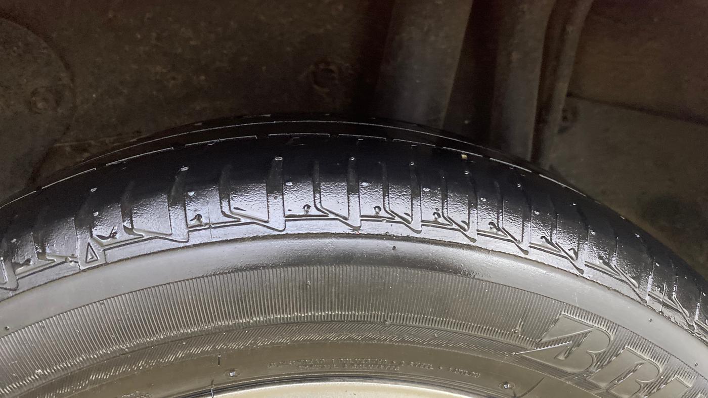 2015 Tata Zest XT PETROL, Petrol, Manual, 69,915 km, Left Rear Tyre Tread