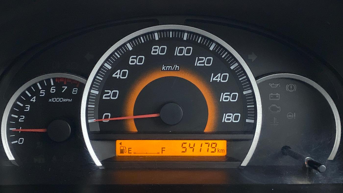 2014 Maruti Wagon R 1.0 VXI, Petrol, Manual, 54,462 km, Odometer Image