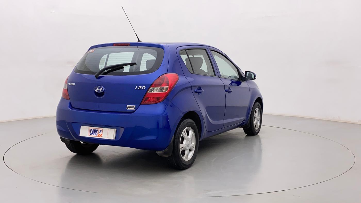 2010 Hyundai i20 ASTA 1.2, Petrol, Manual, 63,360 km, Right Back Diagonal