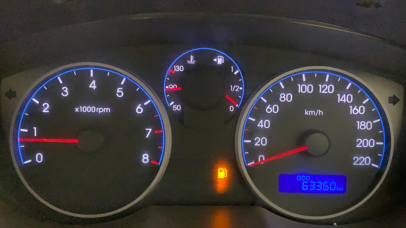2010 Hyundai i20 ASTA 1.2, Petrol, Manual, 63,360 km, Odometer Image