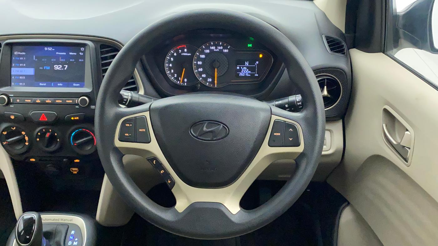 2019 Hyundai NEW SANTRO SPORTZ AMT, Petrol, Automatic, 26,185 km, Steering Wheel Close Up