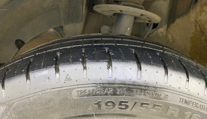 2022 Maruti Baleno ALPHA 1.2 AGS, Petrol, Automatic, 25,298 km, Left Front Tyre Tread