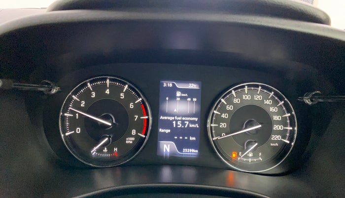 2022 Maruti Baleno ALPHA 1.2 AGS, Petrol, Automatic, 25,298 km, Odometer Image