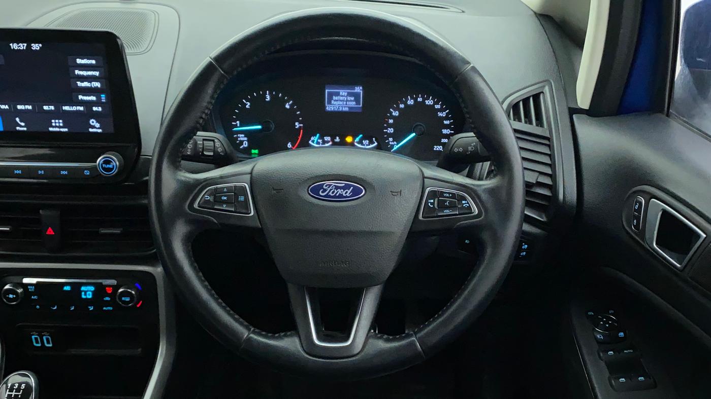 2018 Ford Ecosport TITANIUM 1.5L DIESEL, Diesel, Manual, 43,117 km, Steering Wheel Close Up
