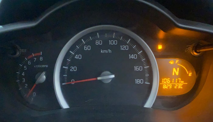 2017 Maruti Celerio ZXI AMT (O), Petrol, Automatic, 1,06,086 km, Odometer Image