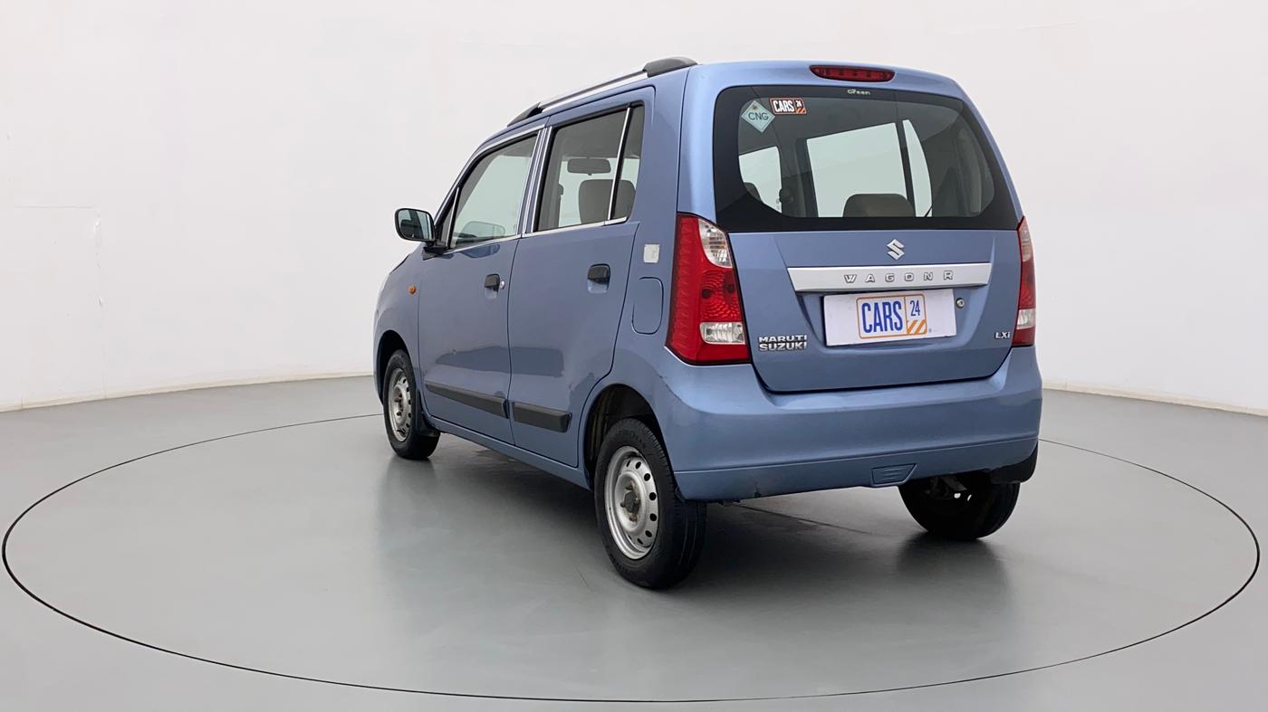 2014 Maruti Wagon R 1.0 LXI CNG, CNG, Manual, 97,419 km, Left Back Diagonal