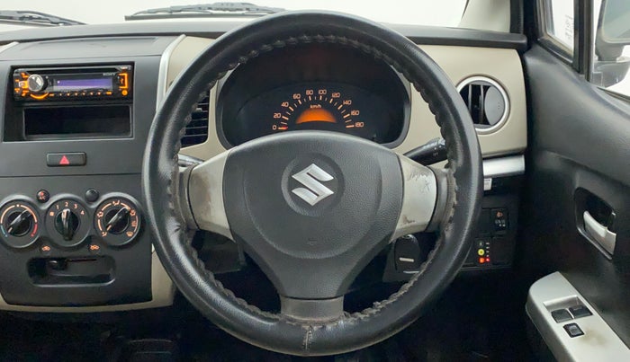 2014 Maruti Wagon R 1.0 LXI CNG, CNG, Manual, 97,419 km, Steering Wheel Close Up