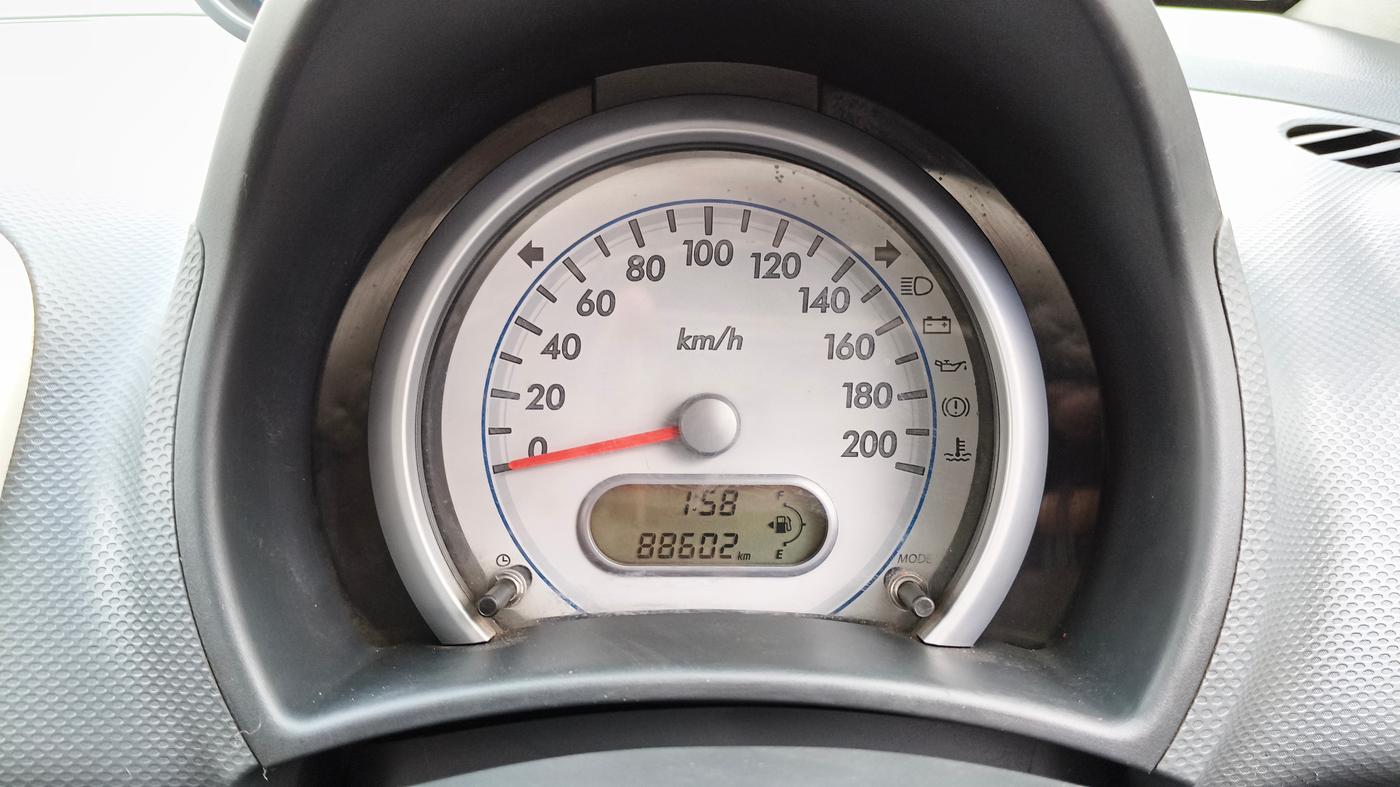 2016 Maruti Ritz VXI, Petrol, Manual, 88,588 km, Odometer Image