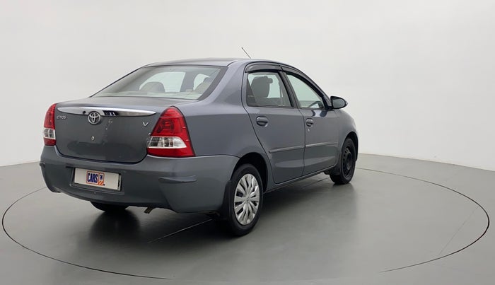 2014 Toyota Etios V, Petrol, Manual, 48,231 km, Right Back Diagonal