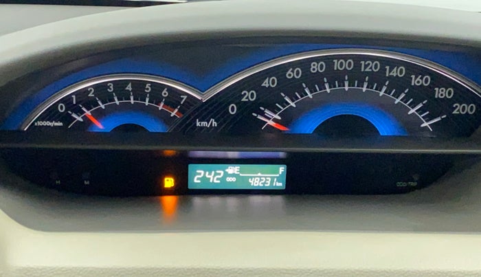 2014 Toyota Etios V, Petrol, Manual, 48,231 km, Odometer Image