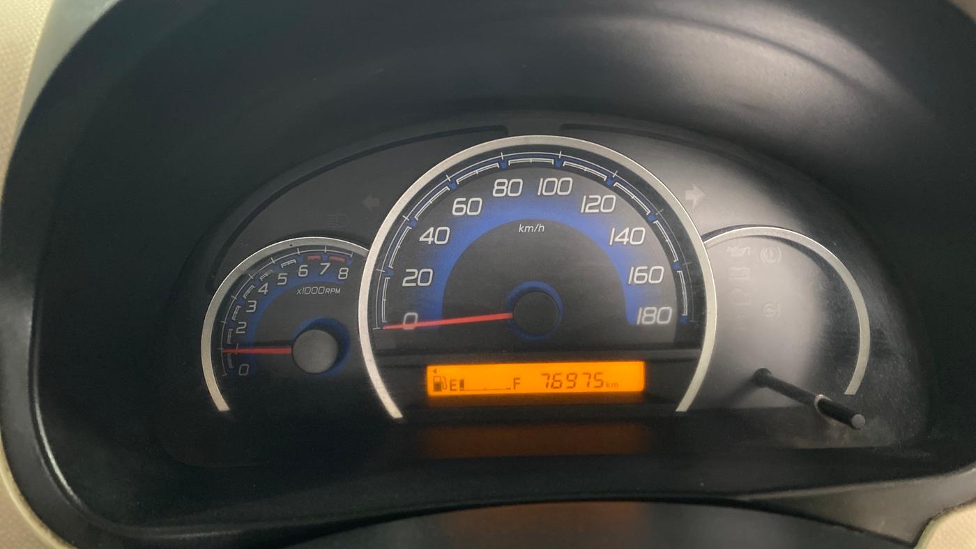 2017 Maruti Wagon R 1.0 VXI, Petrol, Manual, 76,967 km, Odometer Image