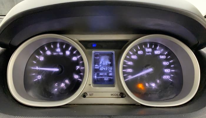 2017 Tata Tiago XZ PETROL, Petrol, Manual, 1,04,497 km, Odometer Image
