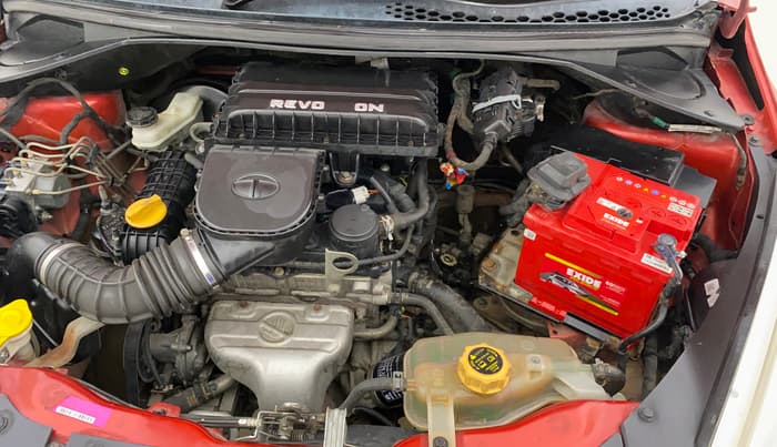 2017 Tata Tiago XZ PETROL, Petrol, Manual, 1,04,497 km, Engine View - Left