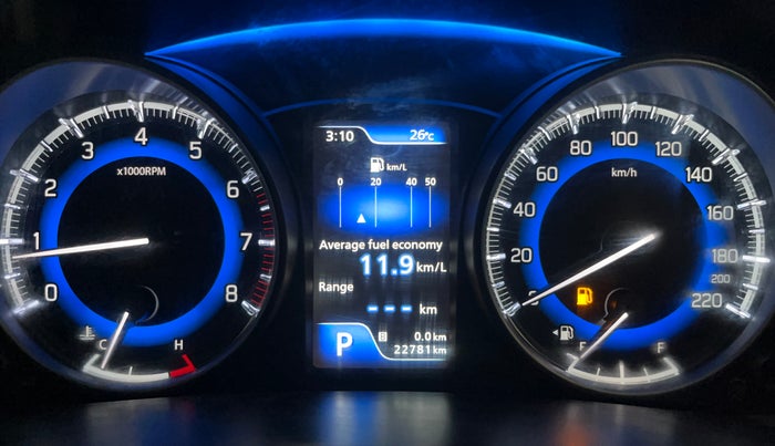 2021 Maruti Baleno ALPHA CVT PETROL 1.2, Petrol, Automatic, 22,833 km, Odometer Image