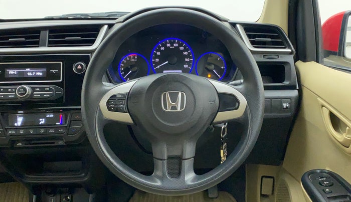 2017 Honda Brio S MT, Petrol, Manual, 20,697 km, Steering Wheel Close Up