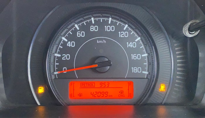 2019 Maruti New Wagon-R LXI CNG 1.0 L, CNG, Manual, 42,196 km, Odometer Image