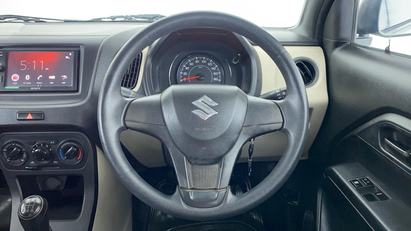 2019 Maruti New Wagon-R LXI CNG 1.0 L, CNG, Manual, 42,196 km, Steering Wheel Close Up