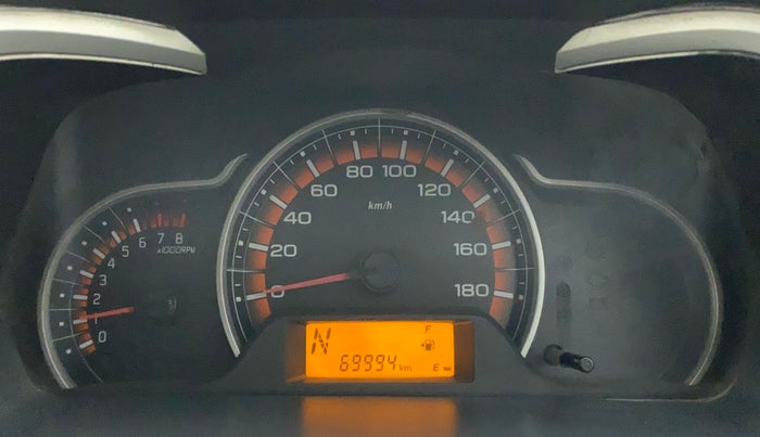 2015 Maruti Alto K10 VXI AMT, Petrol, Automatic, 69,994 km, Odometer Image