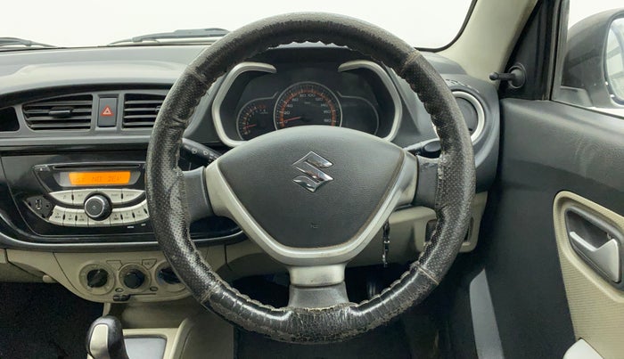 2015 Maruti Alto K10 VXI AMT, Petrol, Automatic, 69,994 km, Steering Wheel Close Up