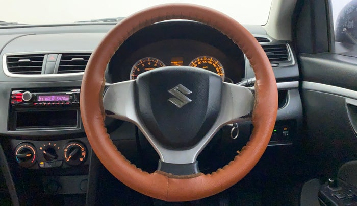 2012 Maruti Swift VXI, Petrol, Manual, 90,846 km, Steering Wheel Close Up