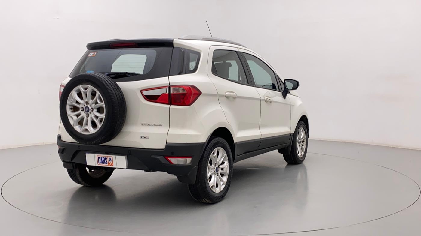 2017 Ford Ecosport TITANIUM 1.5L DIESEL, Diesel, Manual, 87,108 km, Right Back Diagonal