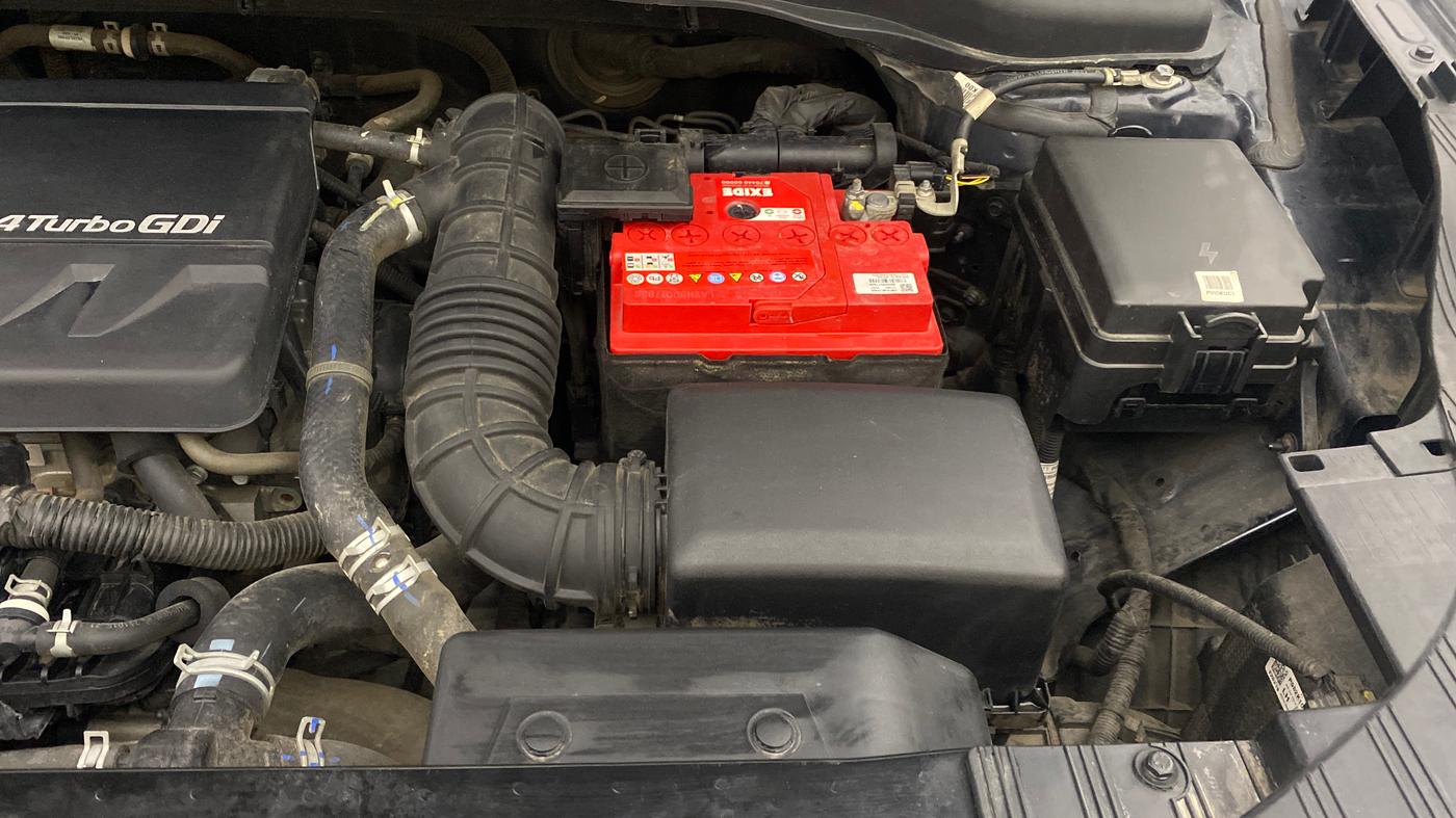 2022 KIA CARENS PRESTIGE PLUS 1.4 PETROL DCT 7 STR, Petrol, Automatic, 73,096 km, Engine View - Left