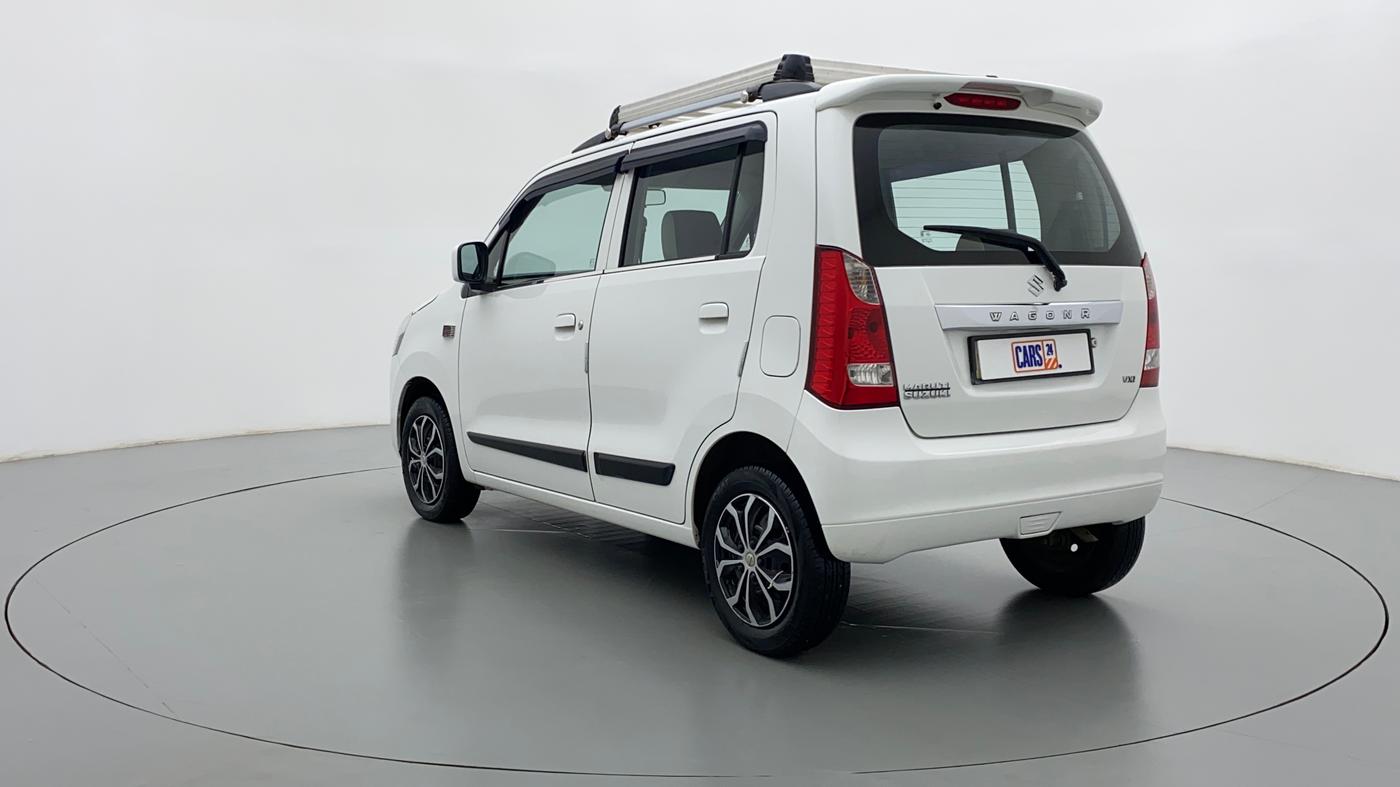 2017 Maruti Wagon R 1.0 VXI, Petrol, Manual, 36,700 km, Left Back Diagonal