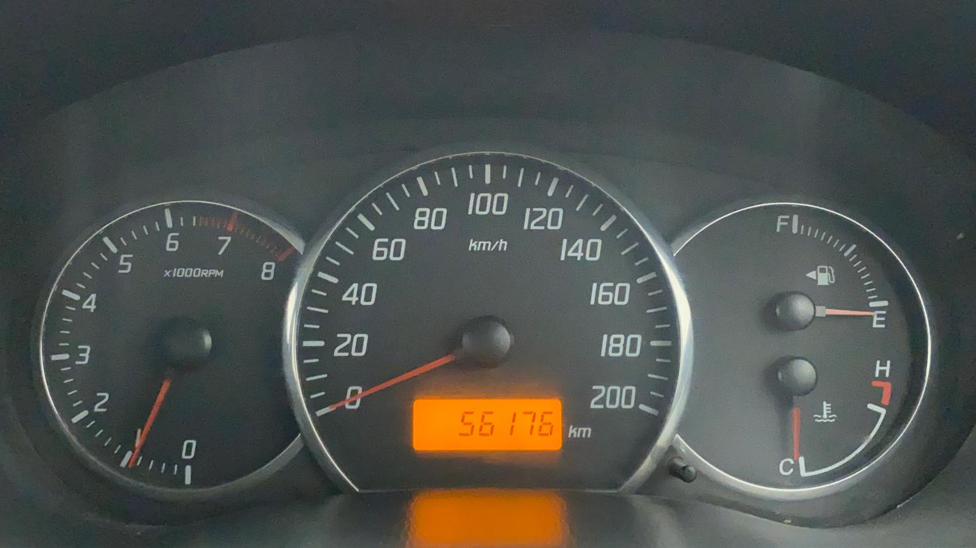 2010 Maruti Swift Dzire VXI, Petrol, Manual, 56,176 km, Odometer Image