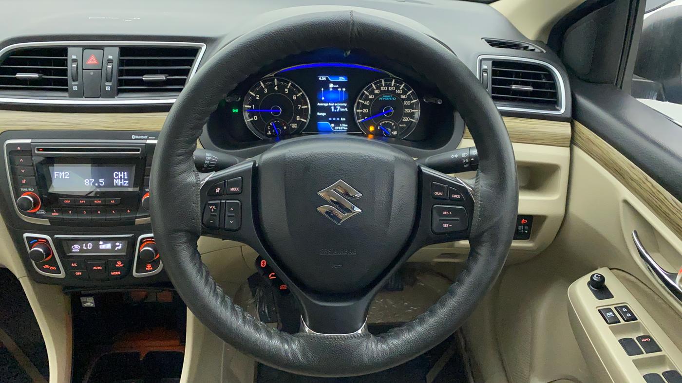2019 Maruti Ciaz DELTA 1.5 SHVS VVT MT, Petrol, Manual, 28,111 km, Steering Wheel Close Up