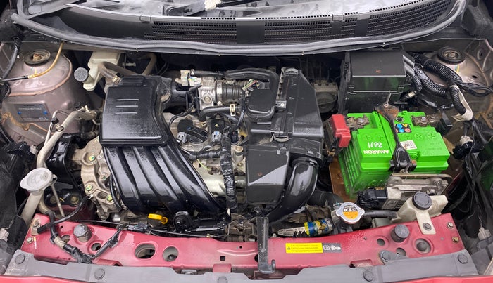 2016 Nissan Micra XV CVT, Petrol, Automatic, 1,14,496 km, Open Bonet