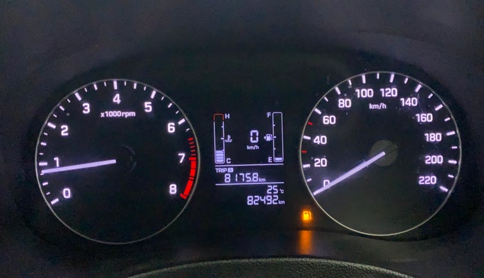 2019 Hyundai Creta SX 1.6 PETROL, Petrol, Manual, 82,455 km, Odometer Image