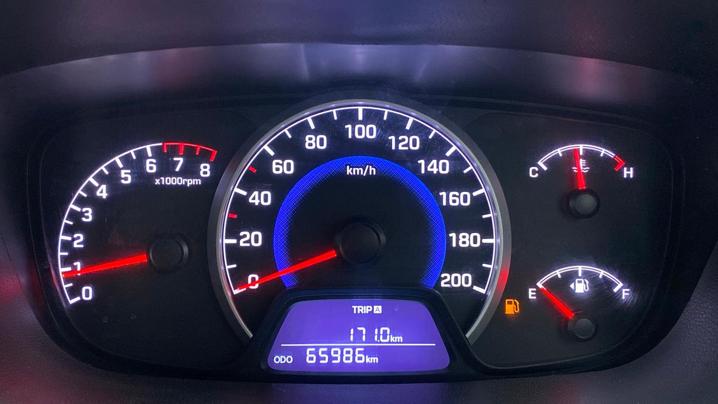2017 Hyundai Grand i10 SPORTZ 1.2 KAPPA VTVT, Petrol, Manual, 66,163 km, Odometer Image