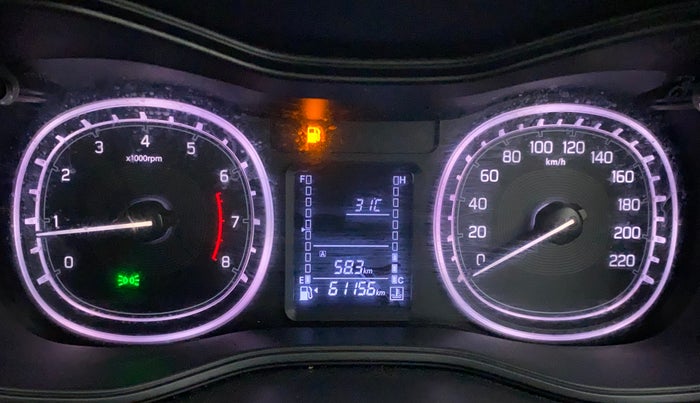 2020 Maruti Vitara Brezza ZXI PLUS, Petrol, Manual, 61,156 km, Odometer Image