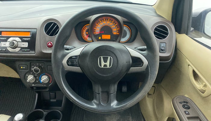 2012 Honda Brio S MT, Petrol, Manual, 82,694 km, Steering Wheel Close Up