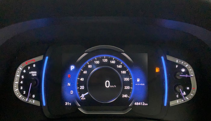 2020 Hyundai Creta SX (O) 1.4 TURBO DCT, Petrol, Automatic, 48,344 km, Odometer Image