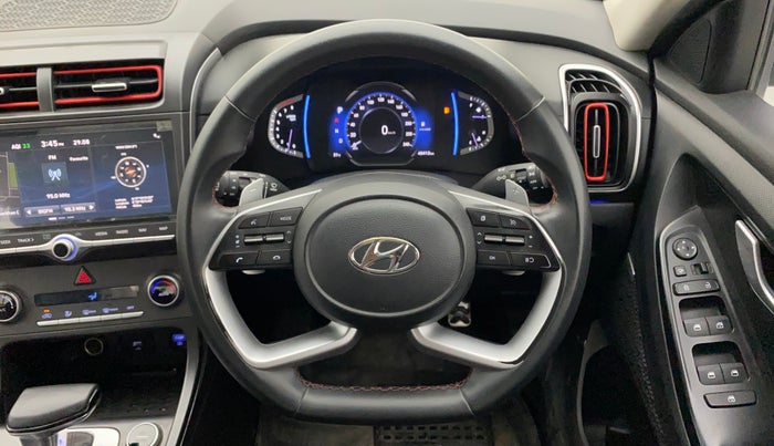 2020 Hyundai Creta SX (O) 1.4 TURBO DCT, Petrol, Automatic, 48,344 km, Steering Wheel Close Up