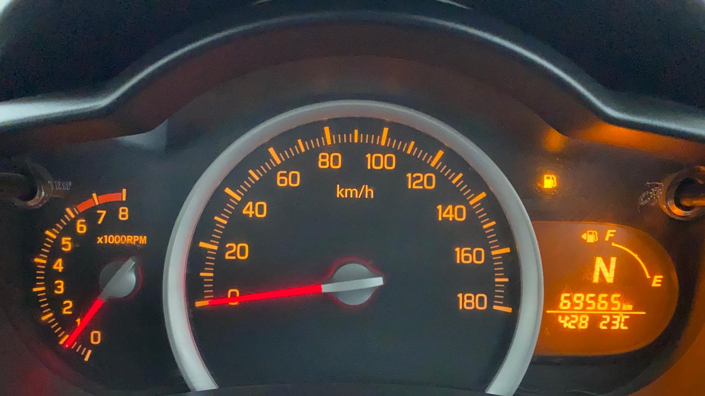 2016 Maruti Celerio ZXI AMT, Petrol, Automatic, 69,565 km, Odometer Image