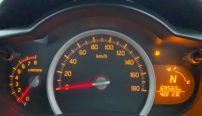 2016 Maruti Celerio ZXI AMT, Petrol, Automatic, 69,565 km, Odometer Image