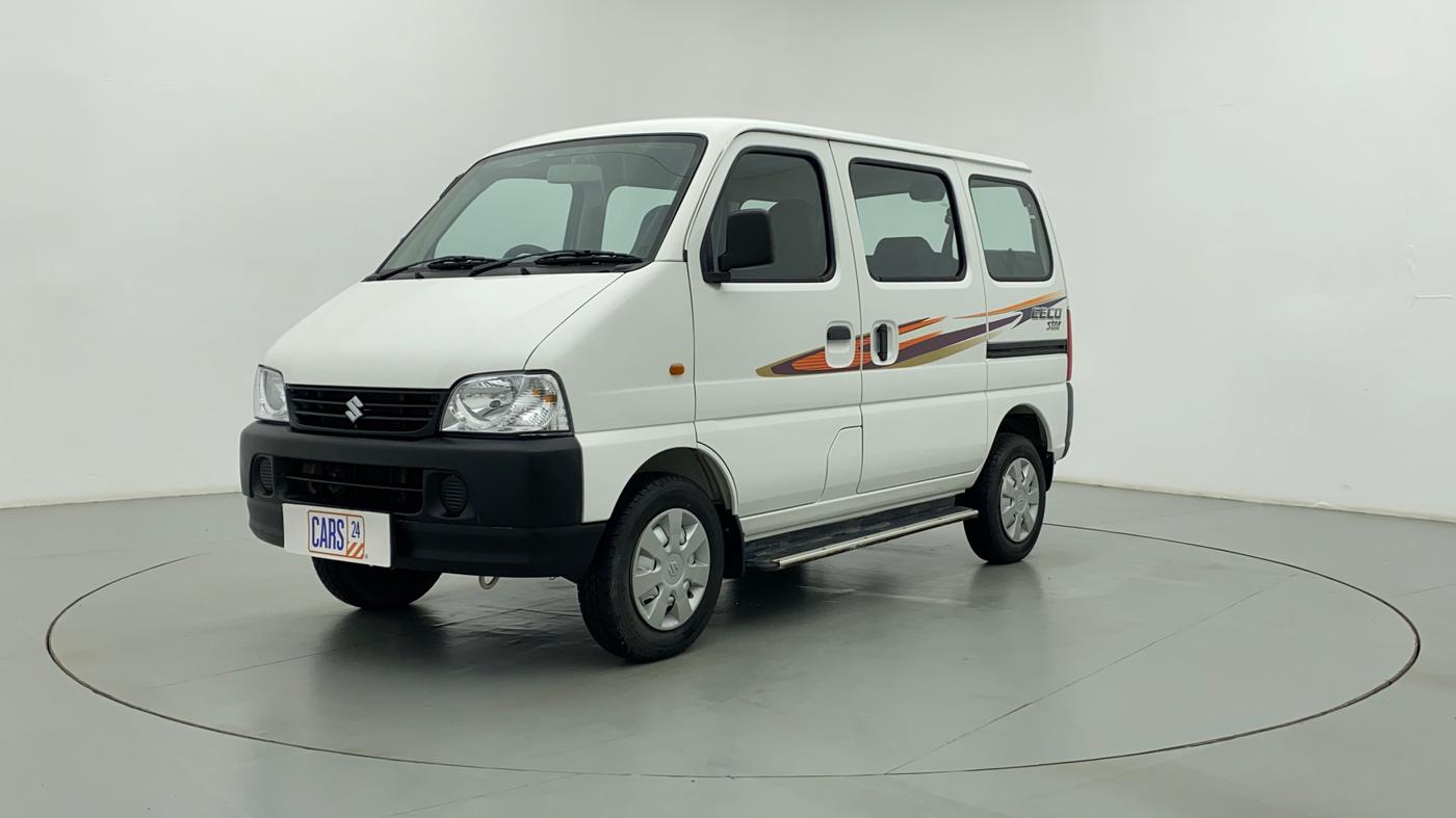2020 Maruti Eeco 5 STR WITH AC PLUSHTR, Petrol, Manual, 4,572 km, Left Front Diagonal (45- Degree) View