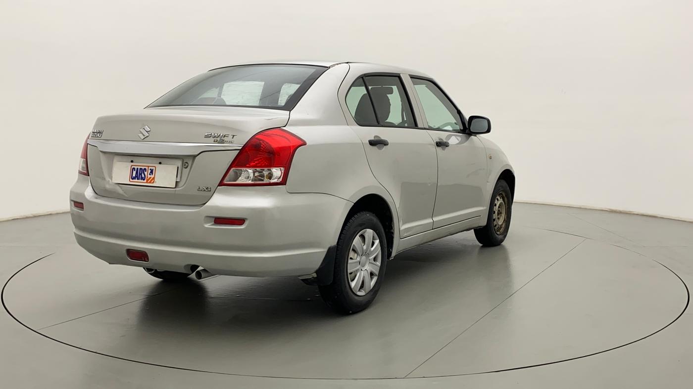 2011 Maruti Swift Dzire LXI, Petrol, Manual, 98,652 km, Right Back Diagonal
