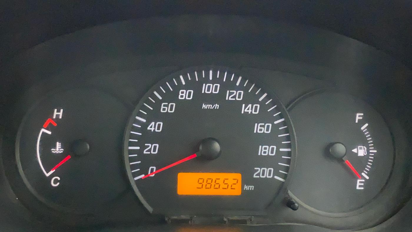 2011 Maruti Swift Dzire LXI, Petrol, Manual, 98,652 km, Odometer Image