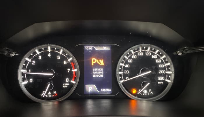 2022 Maruti Grand Vitara ALPHA SMART HYBRID AT, Petrol, Automatic, 34,828 km, Odometer Image