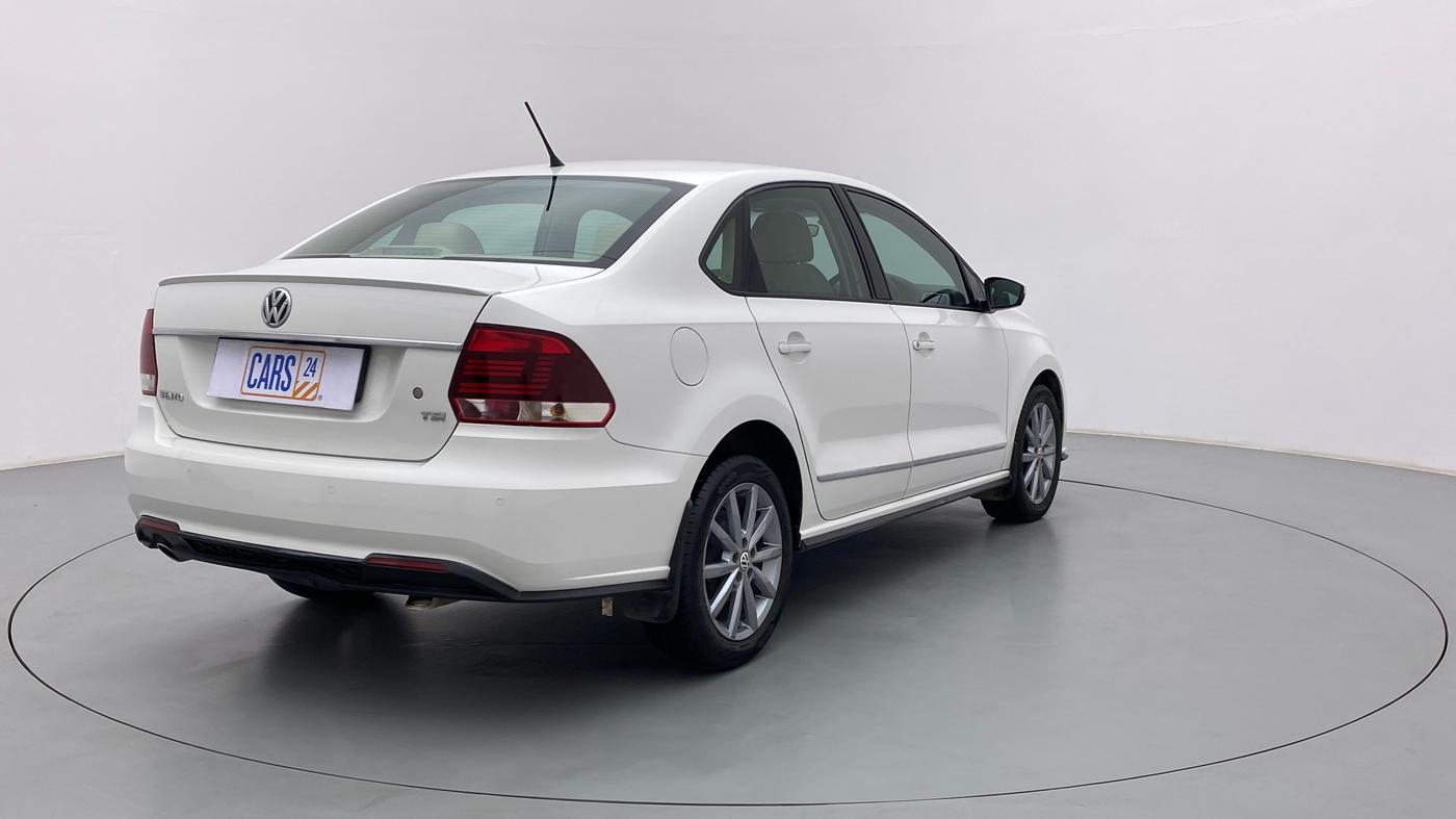 2021 Volkswagen Vento HIGHLINE PLUS 1.0 TSI AT, Petrol, Automatic, 14,335 km, Right Back Diagonal