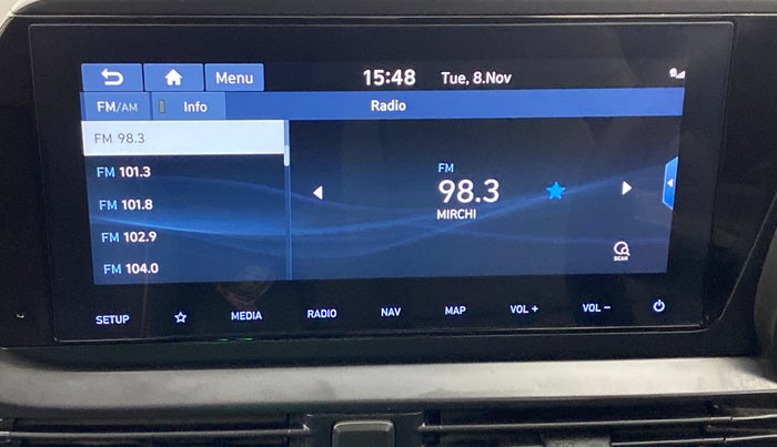 2020 Hyundai NEW I20 ASTA (O) 1.0 TURBO GDI DCT, Petrol, Automatic, 19,119 km, Infotainment System